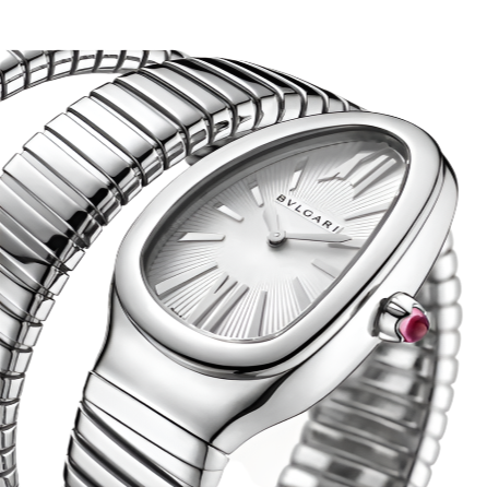 Bvlgari Serpenti Tubogas Silver Watch
