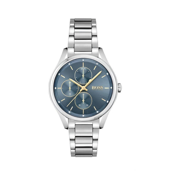 Ladies' Hugo Boss, Grand Course Chronograph Watch With Blue Dial 36 mm ...