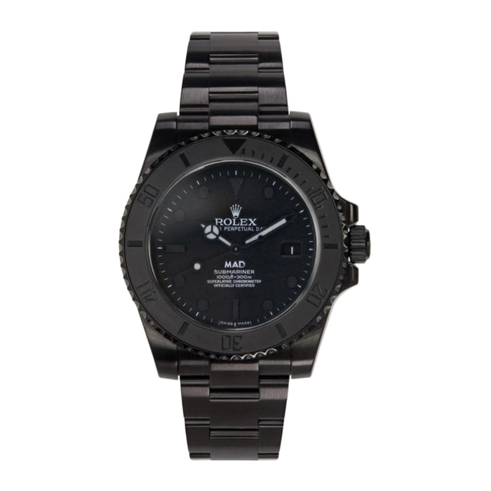 MAD Paris Black Customized Rolex Submariner Watch 40mm