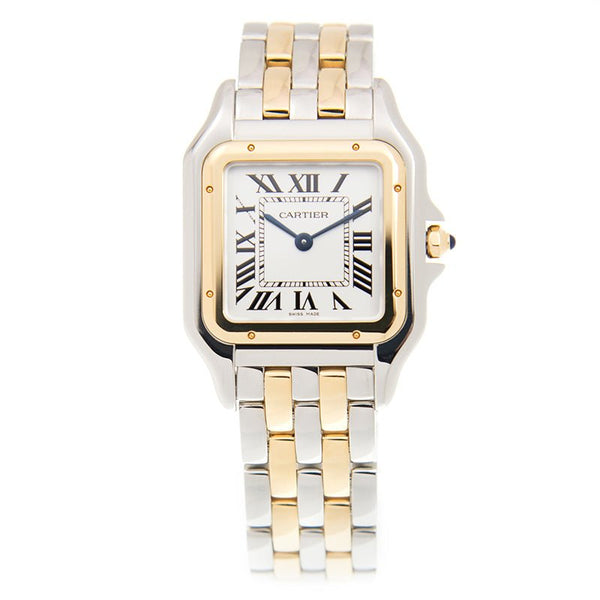 Panthere De Cartier Gold And Steel Women's Watch - BEAUTY BAR