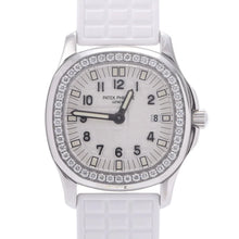 Patek Philippe Aqua note Luce bezel diamond 4961a - 001 Ladies SS / Rubber Watch - BEAUTY BAR