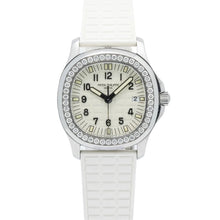 Patek Philippe Aqua note Luce bezel diamond 4961a - 001 Ladies SS / Rubber Watch - BEAUTY BAR