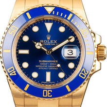 Rolex Blue Yellow Gold Submariner