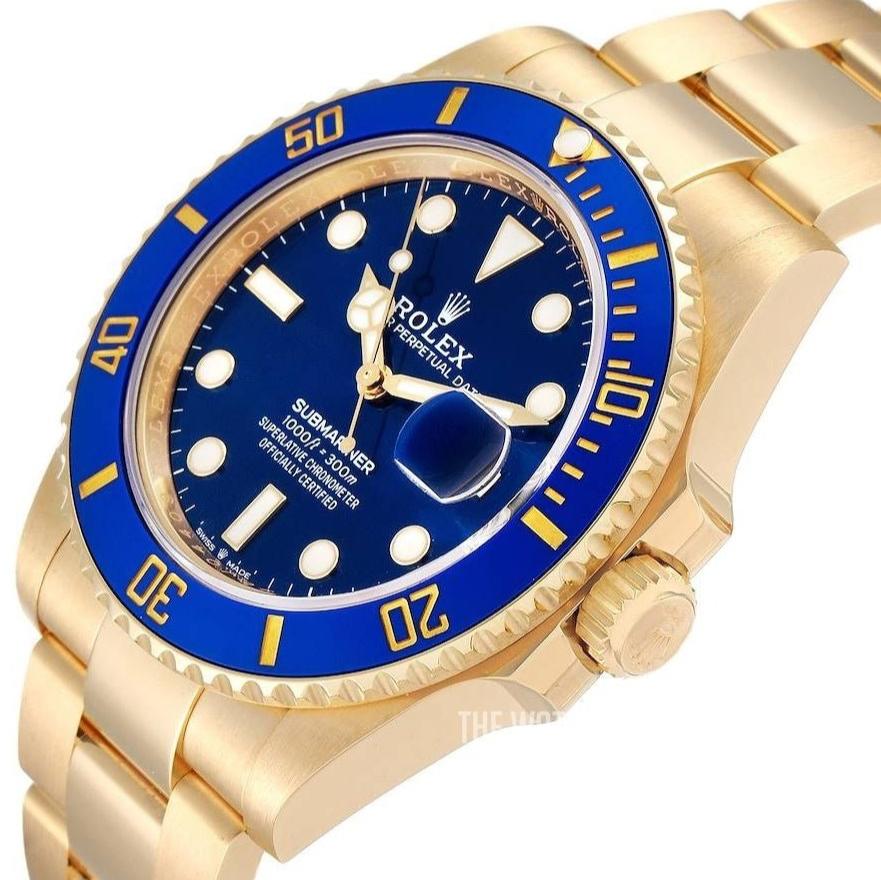 Rolex Blue Yellow Gold Submariner