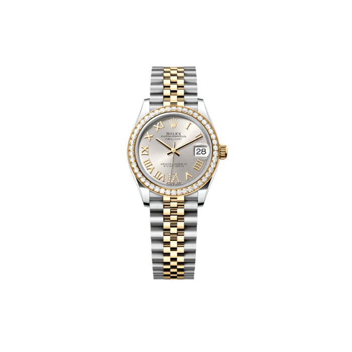 Rolex Datejust 31 Oyster, 31 mm, Oystersteel, Yellow Gold and Diamonds