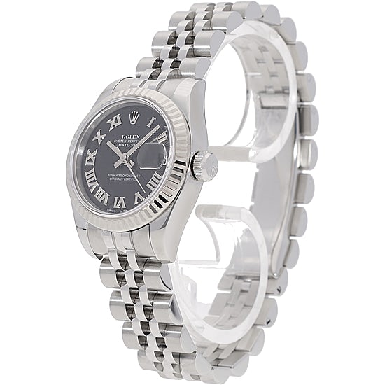 Rolex Datejust 126284RBR Black And Silver, Stainless Steel Watch