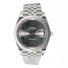 Rolex Datejust 41 Silver And Gray Hand Watch - BEAUTY BAR