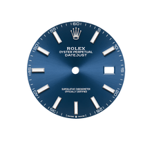 Rolex Datejust 41mm Blue Dial Baton Index Luxury Men's Wristwatch