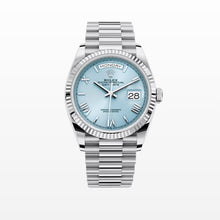 Rolex Day Date 36 Platinum Automatic Blue - BEAUTY BAR