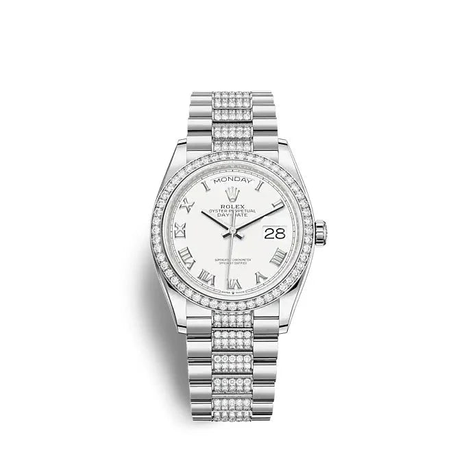 Rolex Day-Date 36 White Gold Ref# 128349RBR-0026