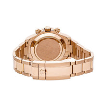 Rolex Daytona Pink Gold & Black Index Dial Gold Bezel Oyster Bracelet