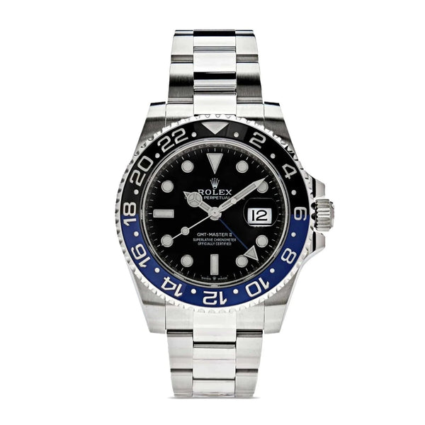 Rolex GMT - Master II Batgirl Ceramic Steel Jubilee Bracelet Mens Watch - BEAUTY BAR