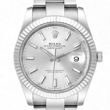 Rolex Silver White Gold Stainless Steel Datejust 126334 Automatic Men's Wristwatch 41MM - BEAUTY BAR