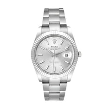 Rolex Silver White Gold Stainless Steel Datejust 126334 Automatic Men's Wristwatch 41MM - BEAUTY BAR