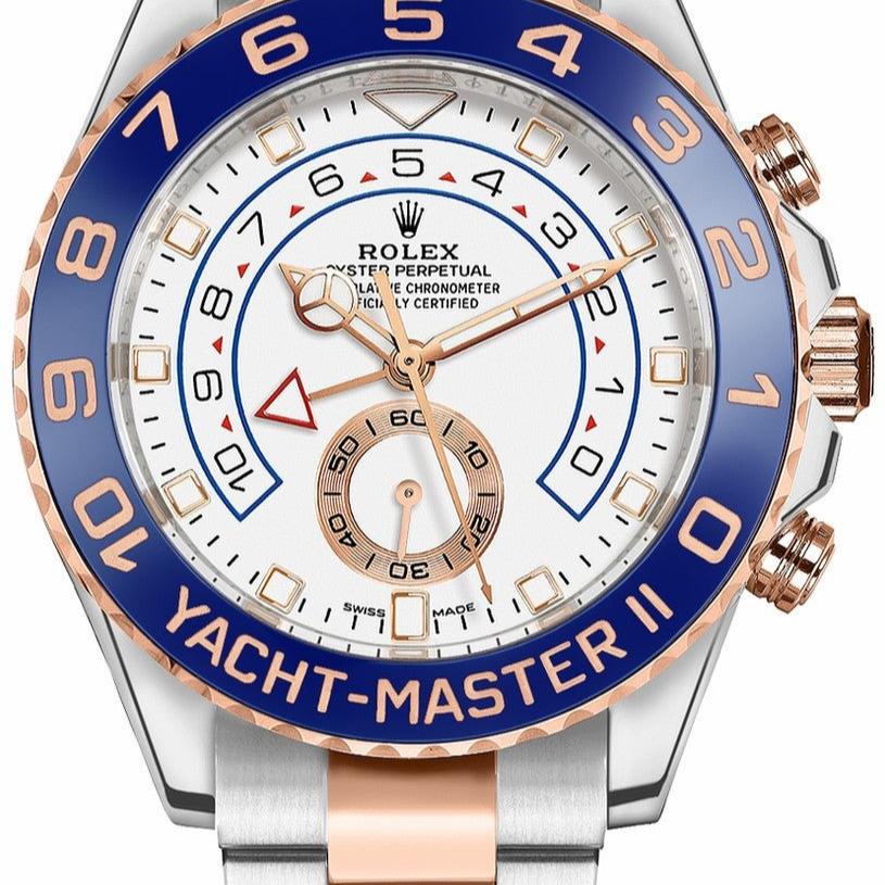 Rolex Yacht-Master Ii Steel & Rose Gold Luxury Men'S Watch