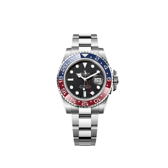 Rolex GMT-Master II Oyster, 40 mm, Oystersteel Reference 126710BLRO