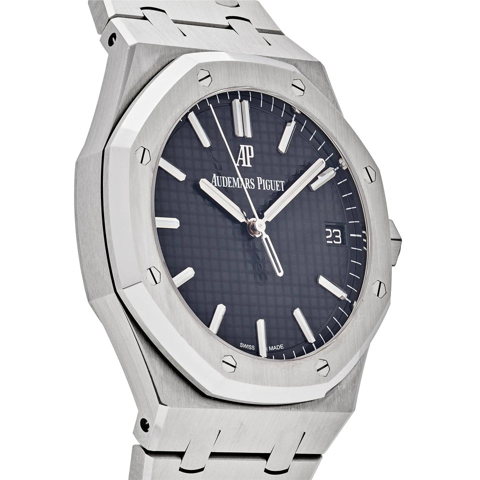 Audemars Piguet Royal Oak Black Dial Stainless Steel Watch