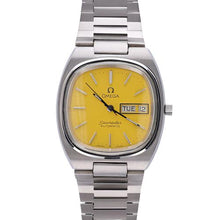 Vintage Omega Seamaster Automatic Day Date Yellow Silver Square 1020 Cal Watch - BEAUTY BAR