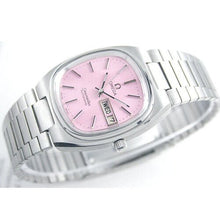 Vintage Omega Seamaster T Automatic Day G Date Pink Custom Dial Watch - BEAUTY BAR