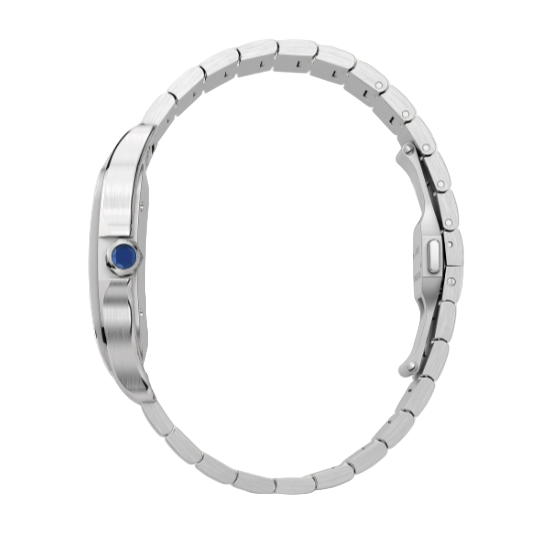 Cartier Santos De Silver Green Dial 41mm